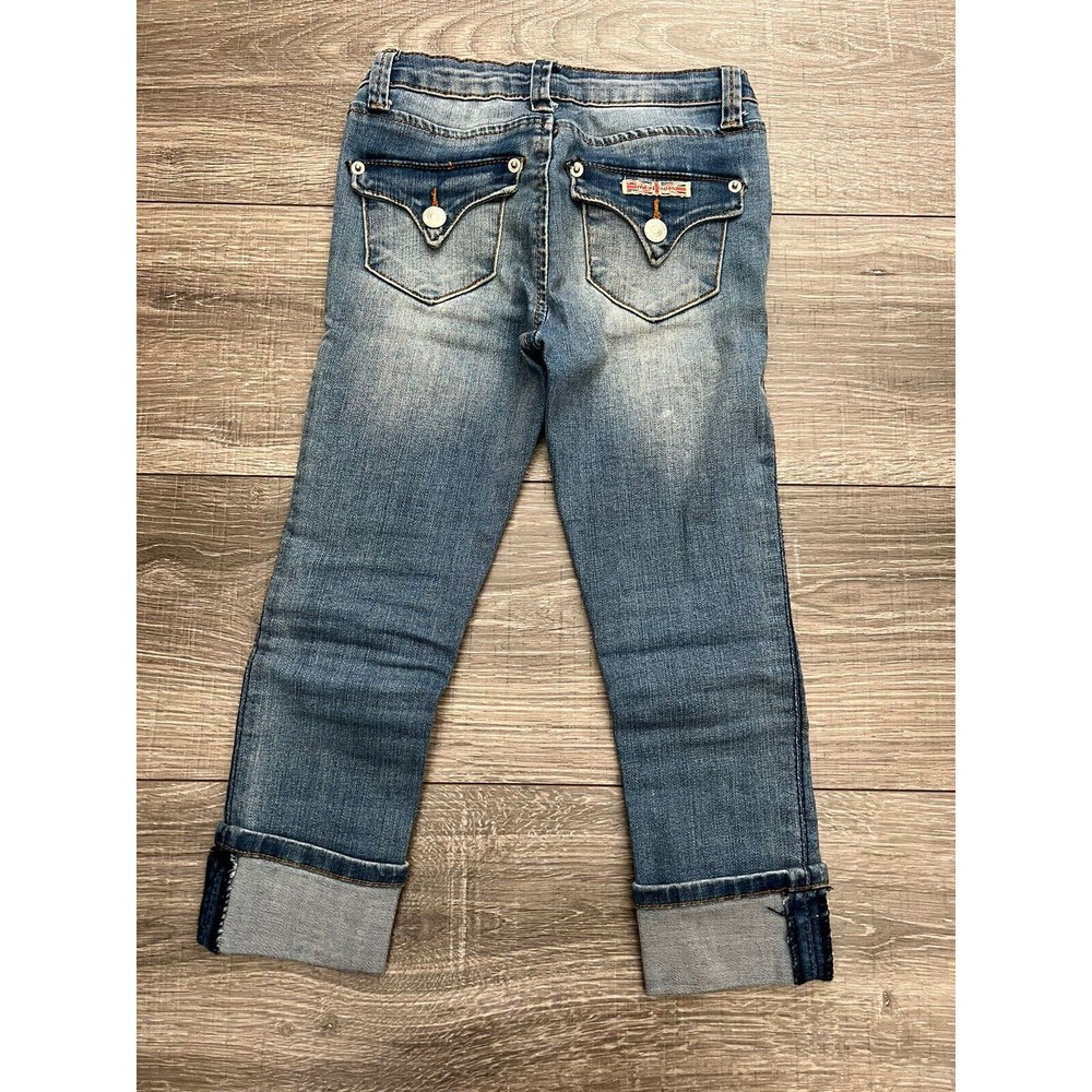 Hudson Girls Girls Jeans Size 6x Medium Wash Cuffed Hem
